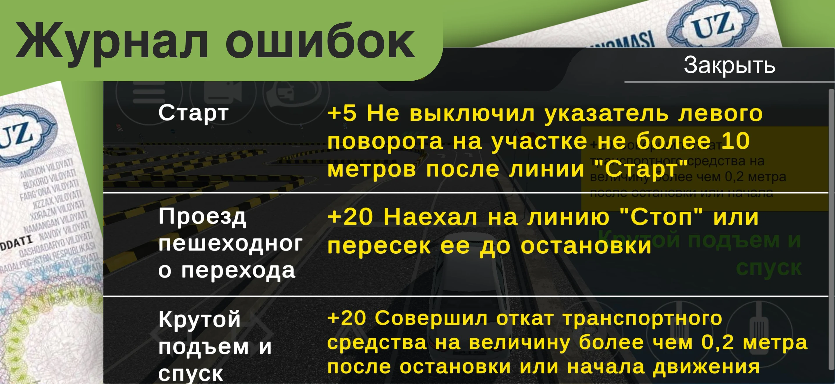 Автодром ПДД Узбекистан screenshot